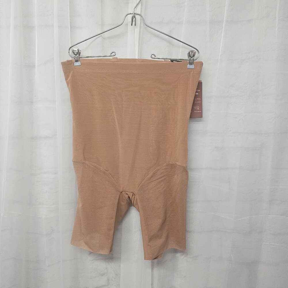 NWT HoneyLove Camel Allover Sculpt Wear Shorts Compression Posture Support 2X